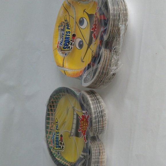 Vintage Hefty Paper Plates Sports Pals 2 Pkgs Sealed - Picture 4 of 6